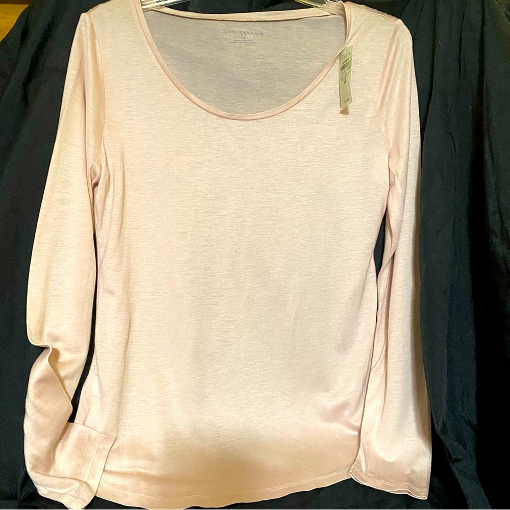 NWT Ann Taylor Top Shirt long Sleeve